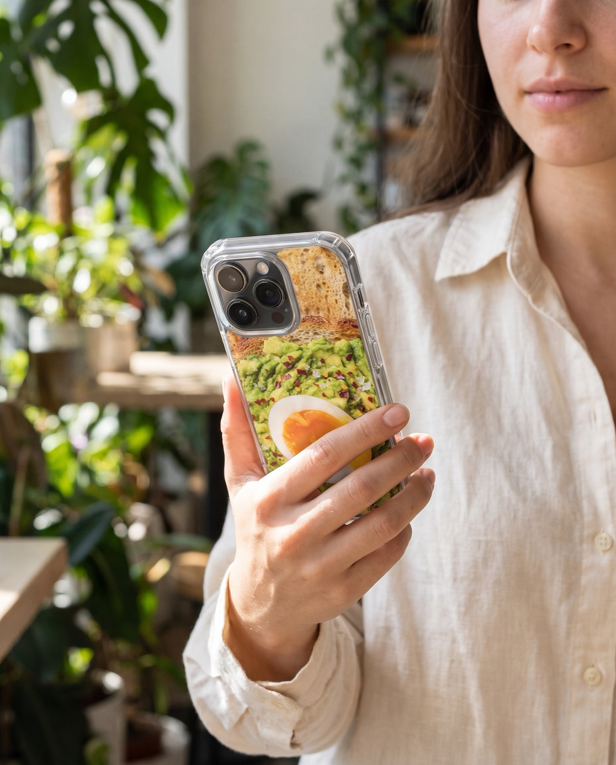 crafic-hand Avocado Toast iPhone Case