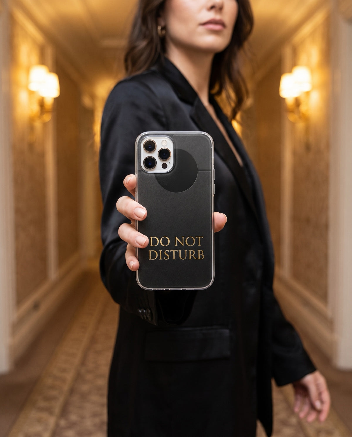crafic-hand Do Not Disturb iPhone Case