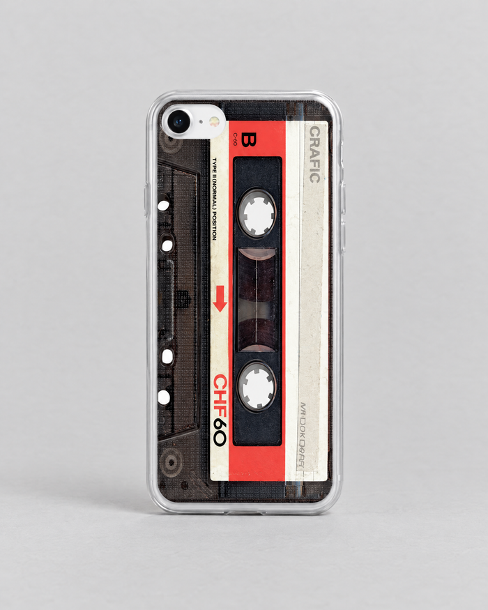 Red Vintage Cassette iPhone Case