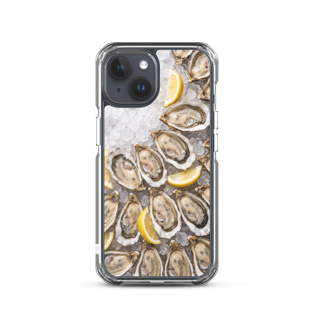 Oysters on Ice MagSafe iPhone Case — MagSafe Clear — iphone 15