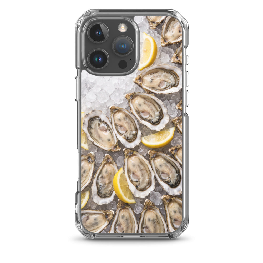 Oysters on Ice MagSafe iPhone Case — MagSafe Clear — iphone 16 pro max