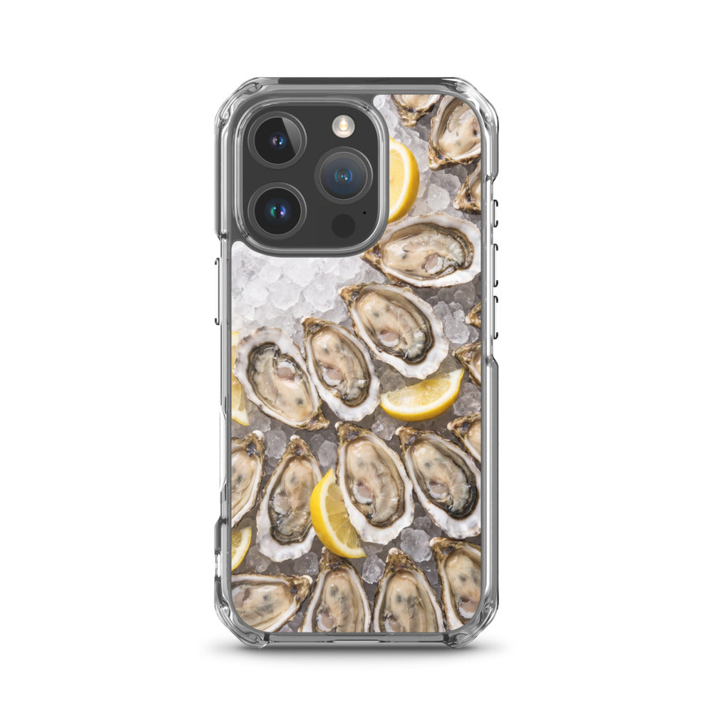 Oysters on Ice MagSafe iPhone Case — MagSafe Clear — iphone 16 pro