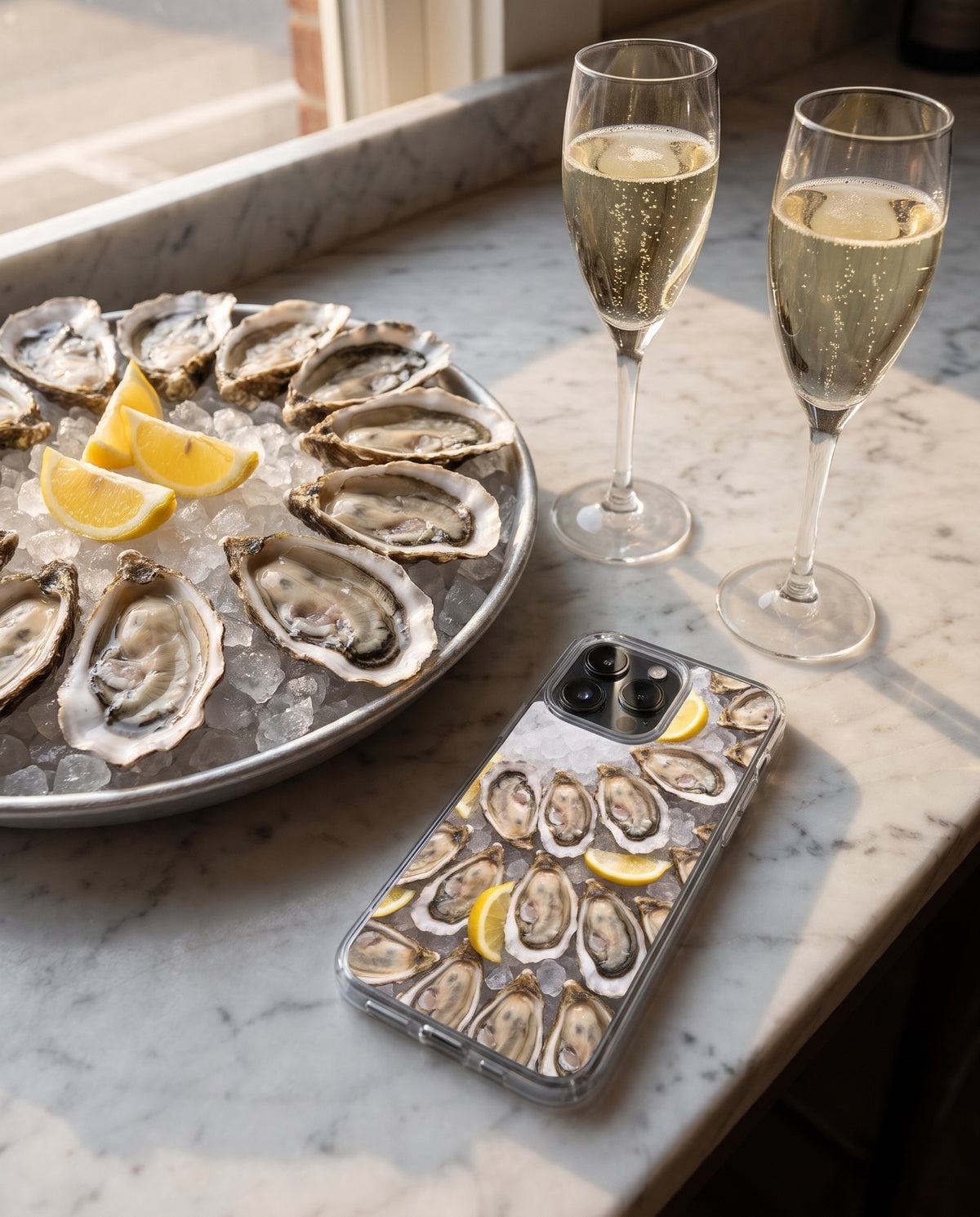 crafic-life Oysters on Ice iPhone Case
