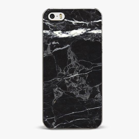 BLACK MARBLE iPhone 5/5S Case - CRAFIC