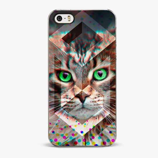 Cat In Prism iPhone 5/5S Case - CRAFIC