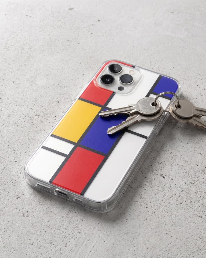 Keys resting on the spotless back of a CRAFIC case