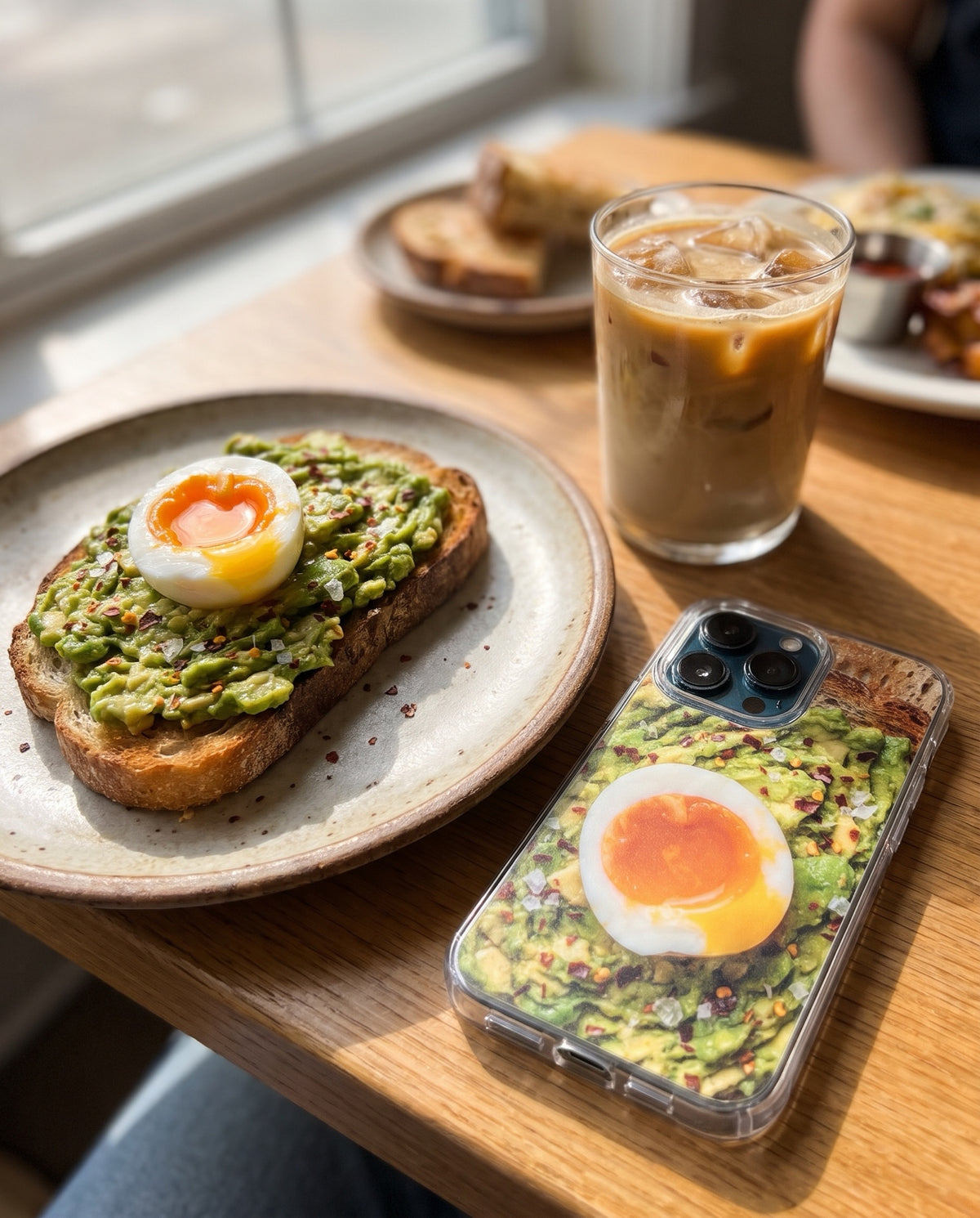 crafic-life Avocado Toast iPhone Case