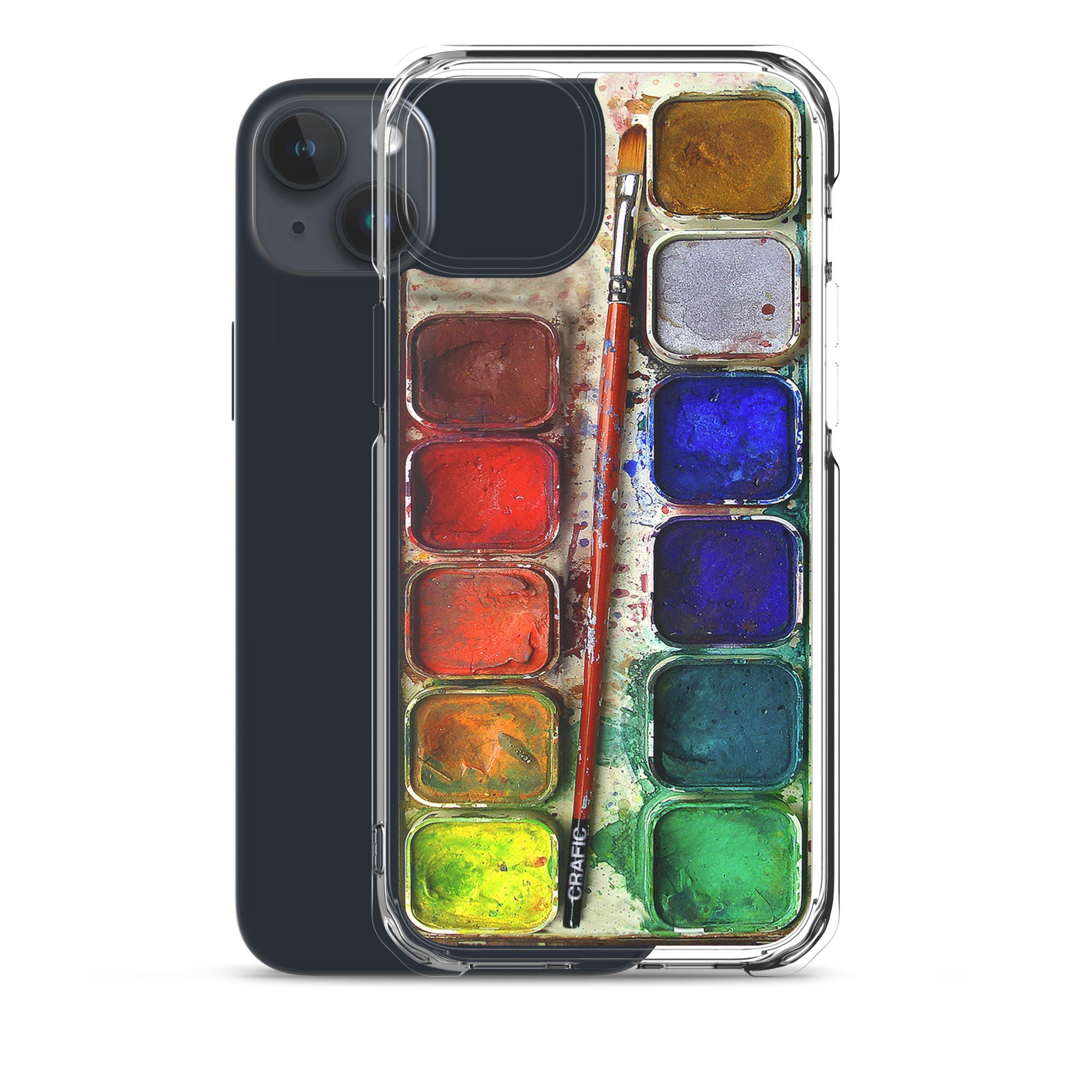 water color pallet no background | iPhone Case