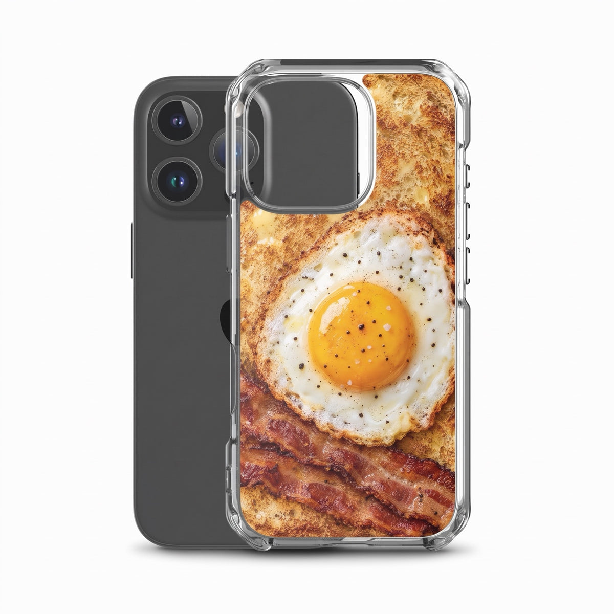 crafic-mock Egg Toast iPhone Case