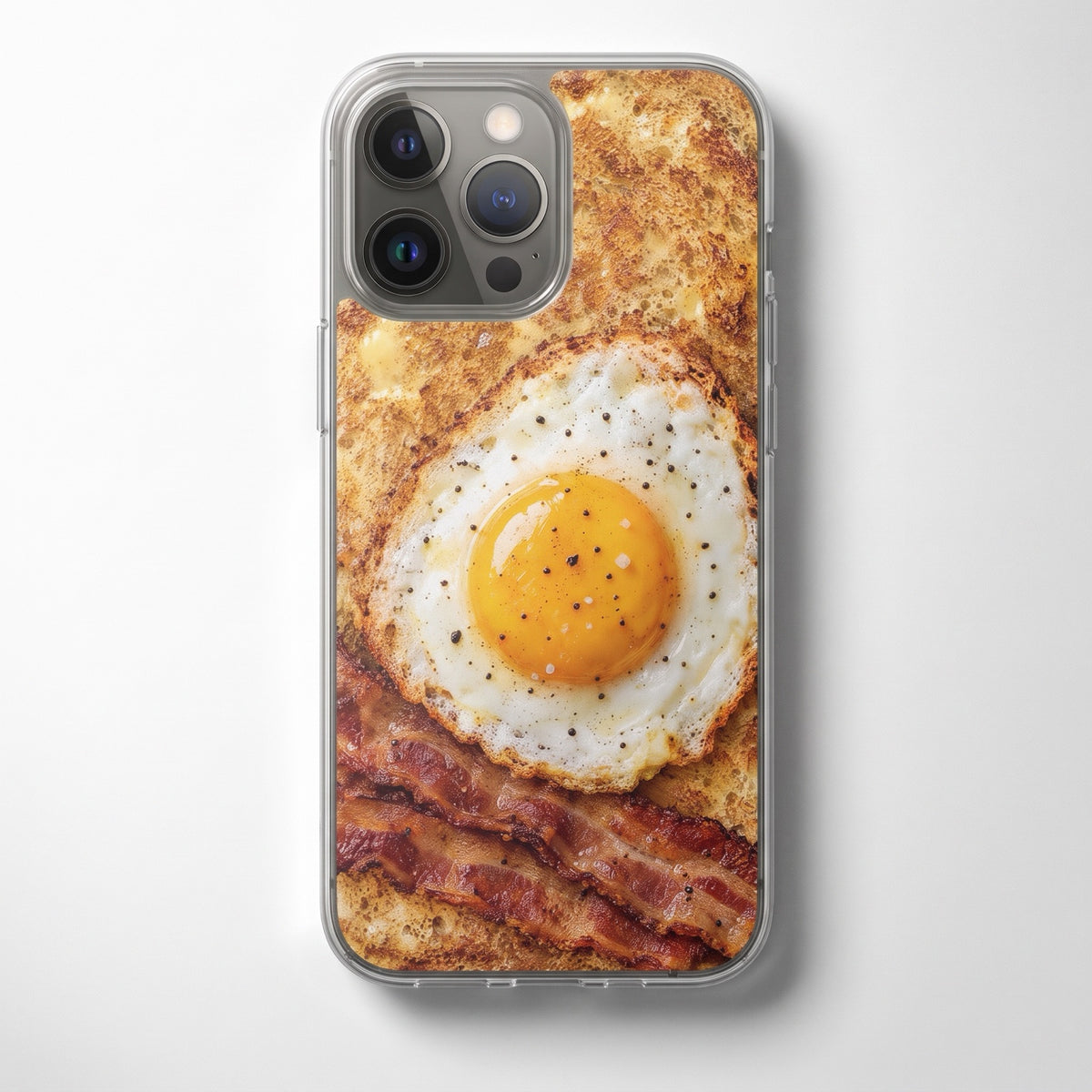 crafic-mock Egg Toast iPhone Case