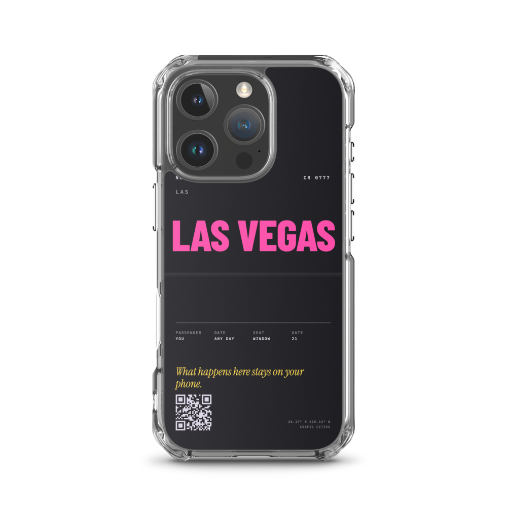 crafic-mock Las Vegas Boarding Pass iPhone Case