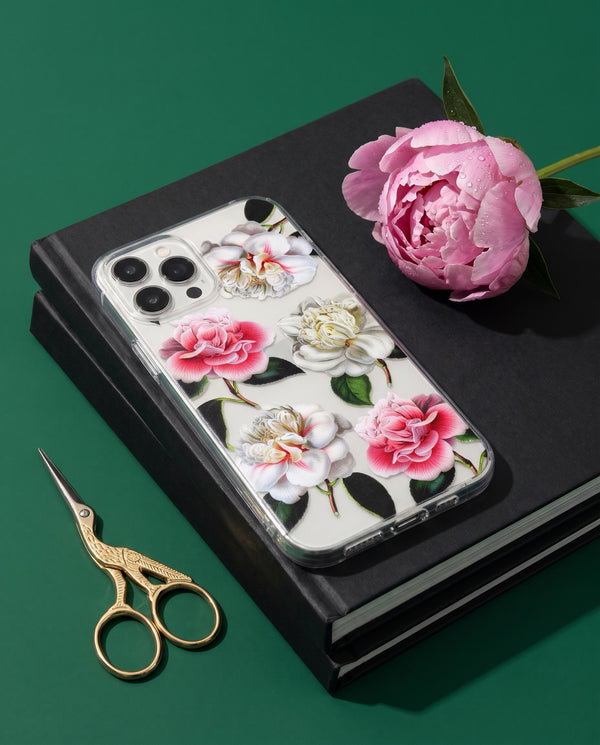 Peonies phone case