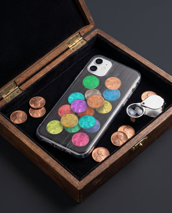 Super Pennies phone case
