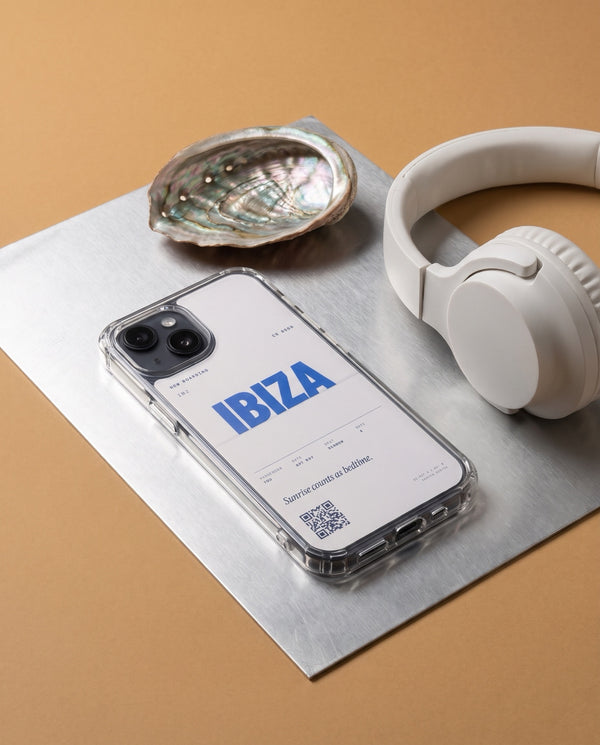 Ibiza Boarding Pass phone case