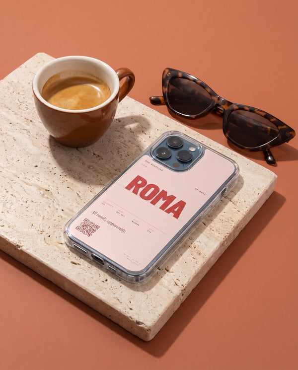 Roma Boarding Pass phone case