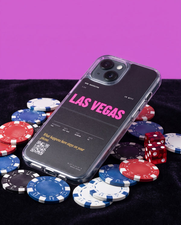 Las Vegas Boarding Pass phone case