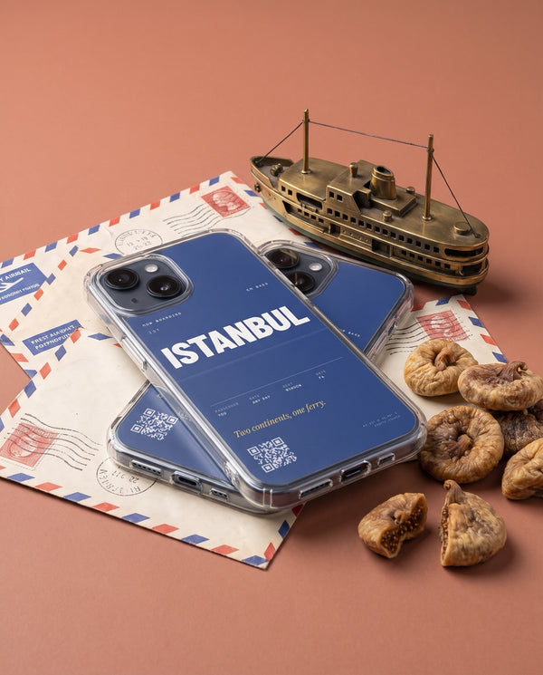 Istanbul Boarding Pass phone case
