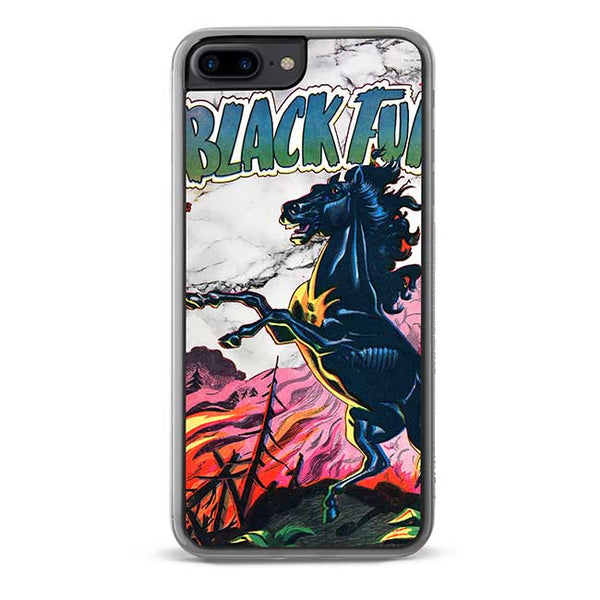 Black Furry iPhone 7 / 8 Plus Case