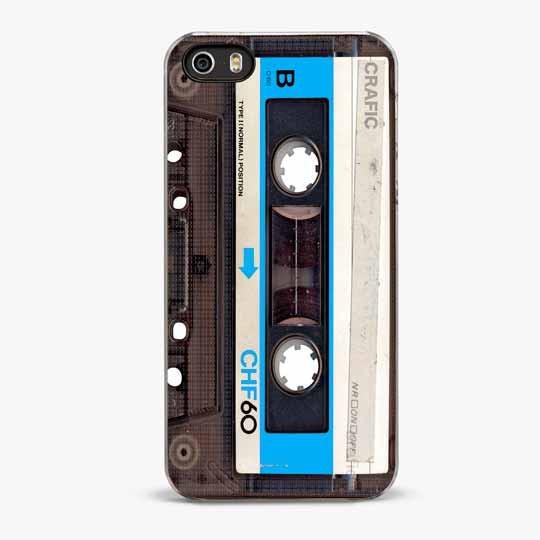 Blue Vintage Cassette Tape iPhone 5/5S Case - CRAFIC