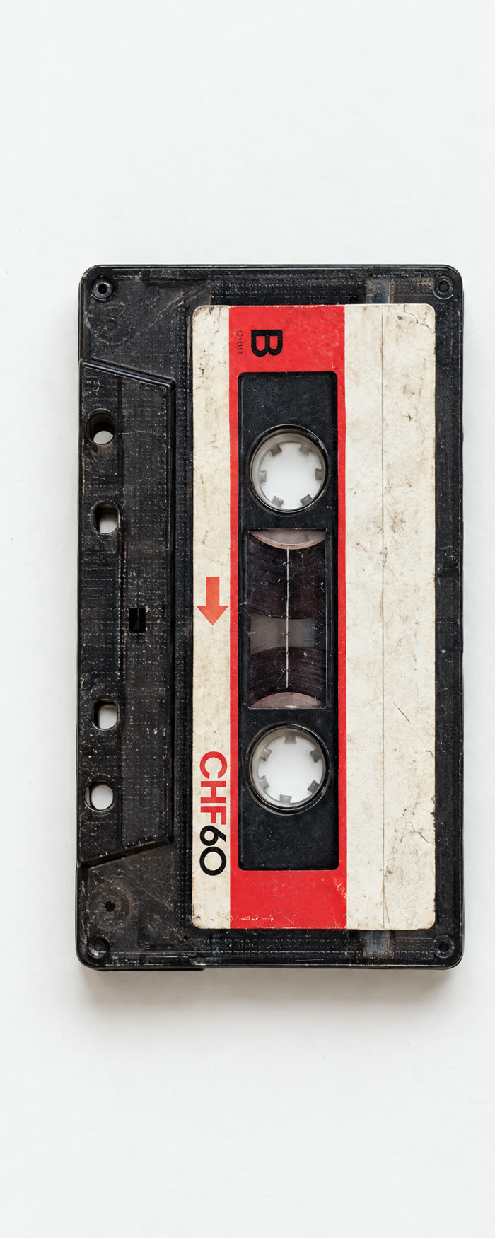 The real red vintage tape