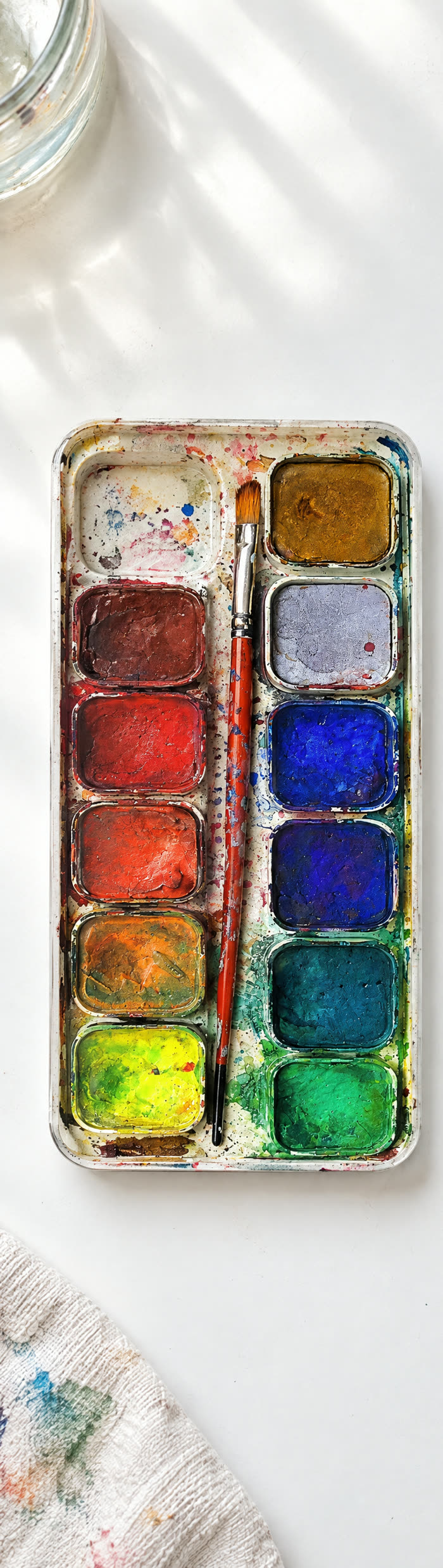 The real watercolor palette
